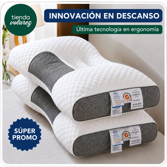 ¿Te despiertas con dolor de cuello todos los días? Estas 2 almohadas ortopédicas lo solucionarán. ¡Consigue el kit a mitad de precio, con un 50% de descuento hoy mismo!