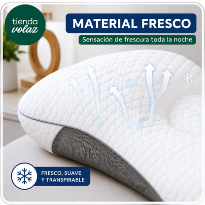 50% OFF HOY — 2 Almohadas Ortopédicas para Tu Dolor de Cuello